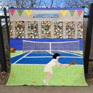 National Tennis Center Quilt Blanket Hm26  Quilt